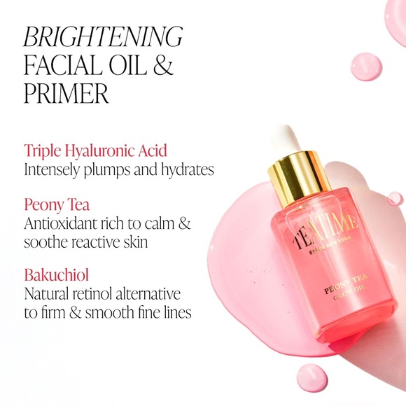 *NIB* BYROE Peony Tea Glow Oil, 1.01 FL. OZ. - Picture 3 of 13